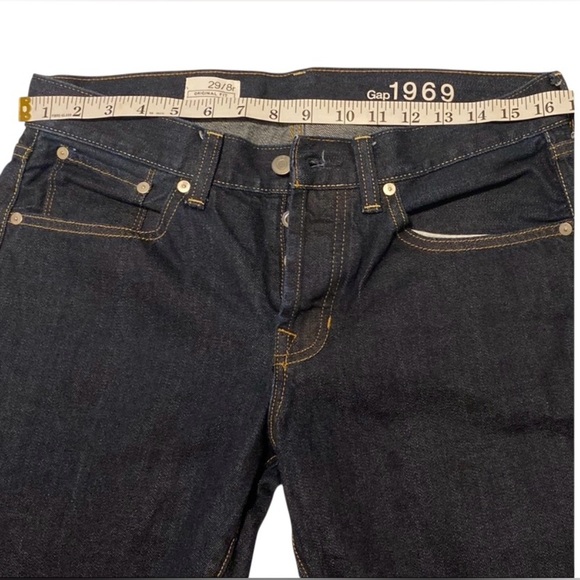GAP Blue Straight Jeans Classic Style - Picture 6 of 10